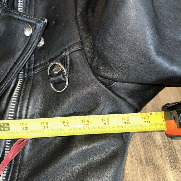 vintage leather jacket drag specialties Size 10 - Picture 13 of 16
